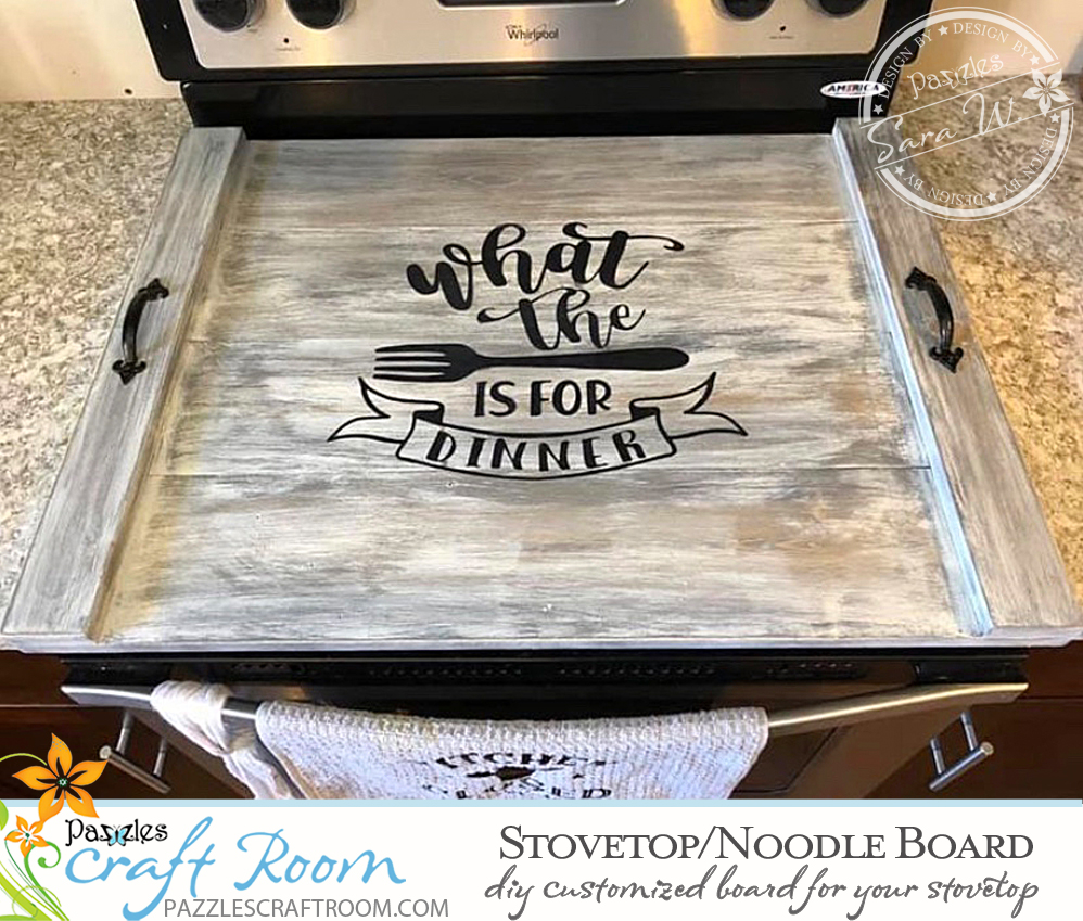 DIY Stovetop Boards (Noodle Boards) with SVG download - Pazzles Craft room